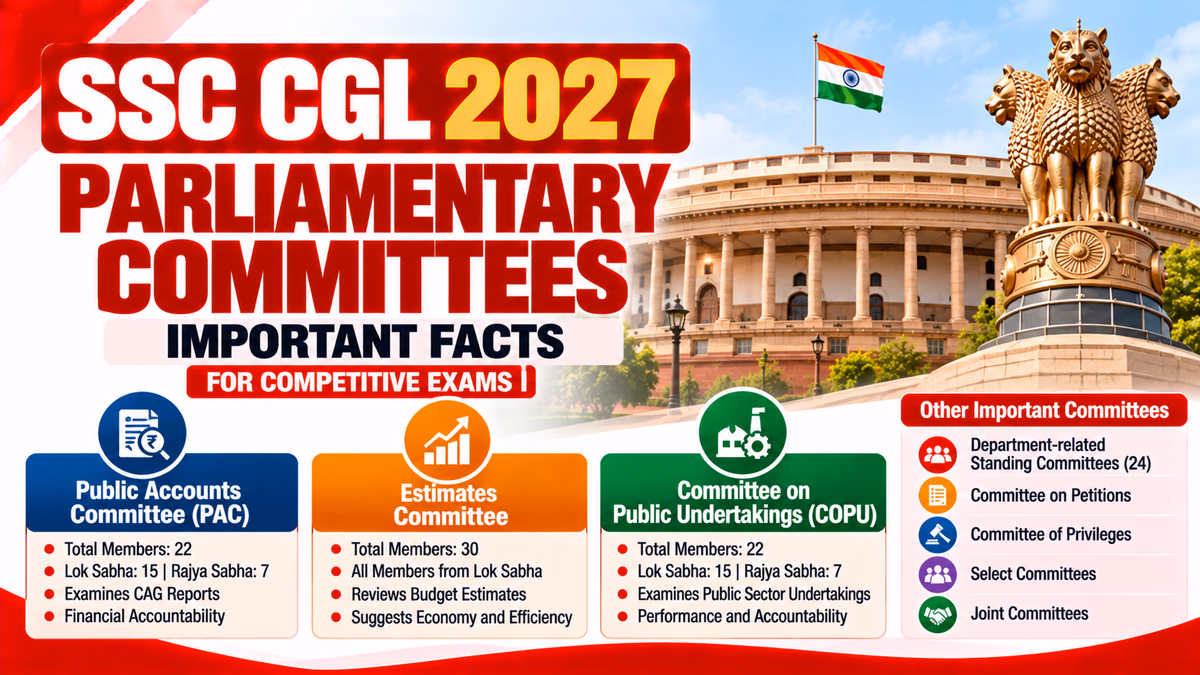 SSC CGL 2027 Parliamentary Committees Important for Competitive Exams